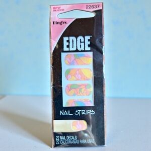 Edge Colorful Swirl Press-On Nail Strips